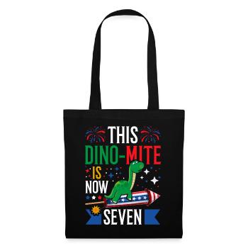 Ce dinomite est maintenant de cinq dinosaures 4 juillet - Sac en tissu - noir - Devant