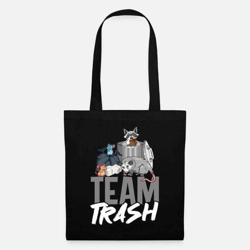 Team Trash - Stoffbeutel - Schwarz
