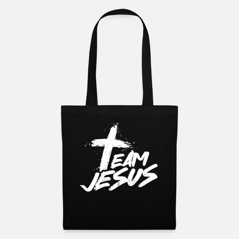 Équipe Jésus - Sac en tissu - noir