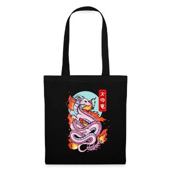 Japanese Fire Dragon Elemental Myth - Tote Bag - black - Front