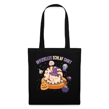 Official Sleep Shirt Sleepy Holiday Cat - Tote Bag - black - Front
