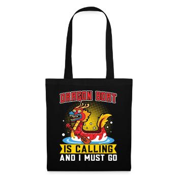 Le bateau-dragon appelle et je dois y aller - Sac en tissu - noir - Devant