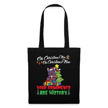 Oh Christmas Tree Your Ornaments Are History - Tote Bag - black - Front