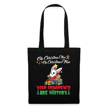 Oh Christmas Tree Your Ornaments Are History - Tote Bag - black - Front