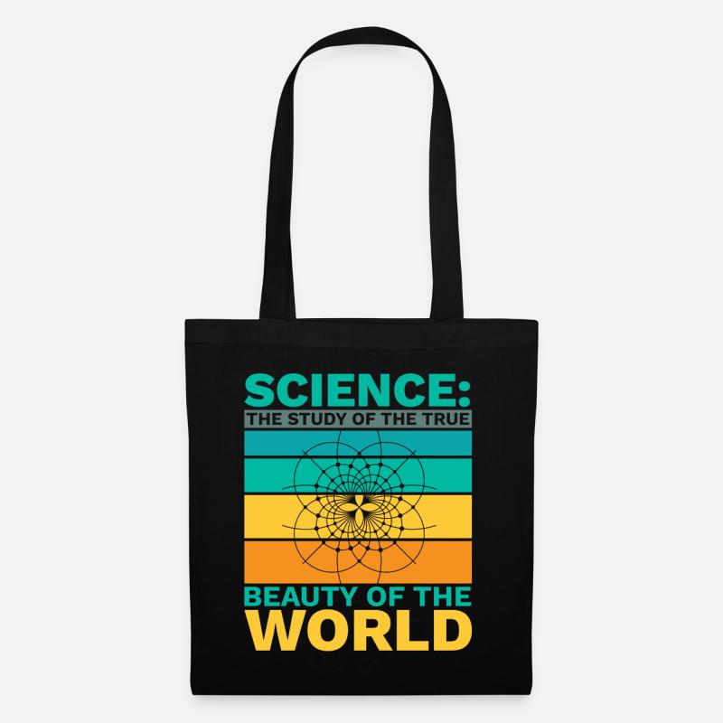 Loi de Diffraction de Laue Bragg Cristallographie aux rayons X - Sac en tissu - noir