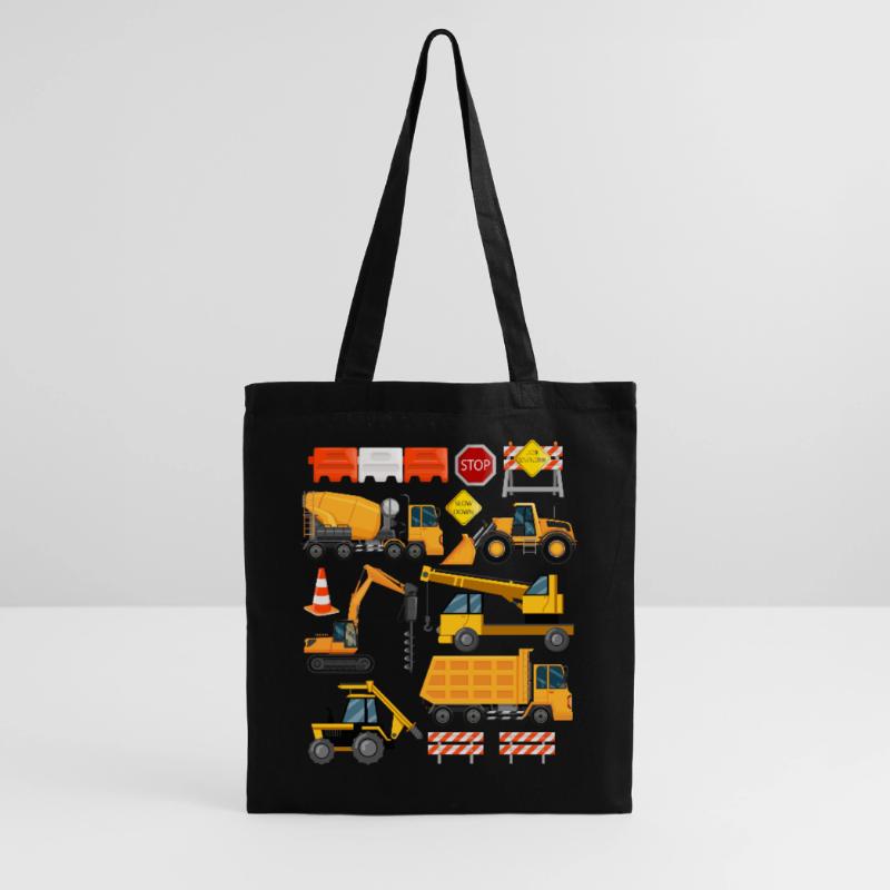 Construction Loader Tractor Dumptuck Construction Site | Engineer Tote Bag