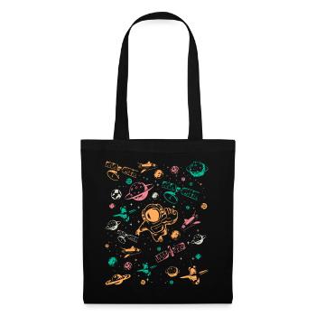Space Travel Spaceship Aerospace Equipment Space A - Tote Bag - black - Front