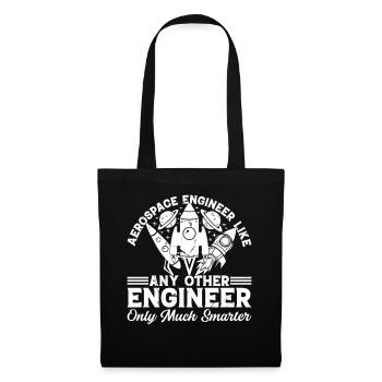Space Rocket Aerospace Engineering Aerospace Engin - Stoffbeutel - Schwarz - Vorne
