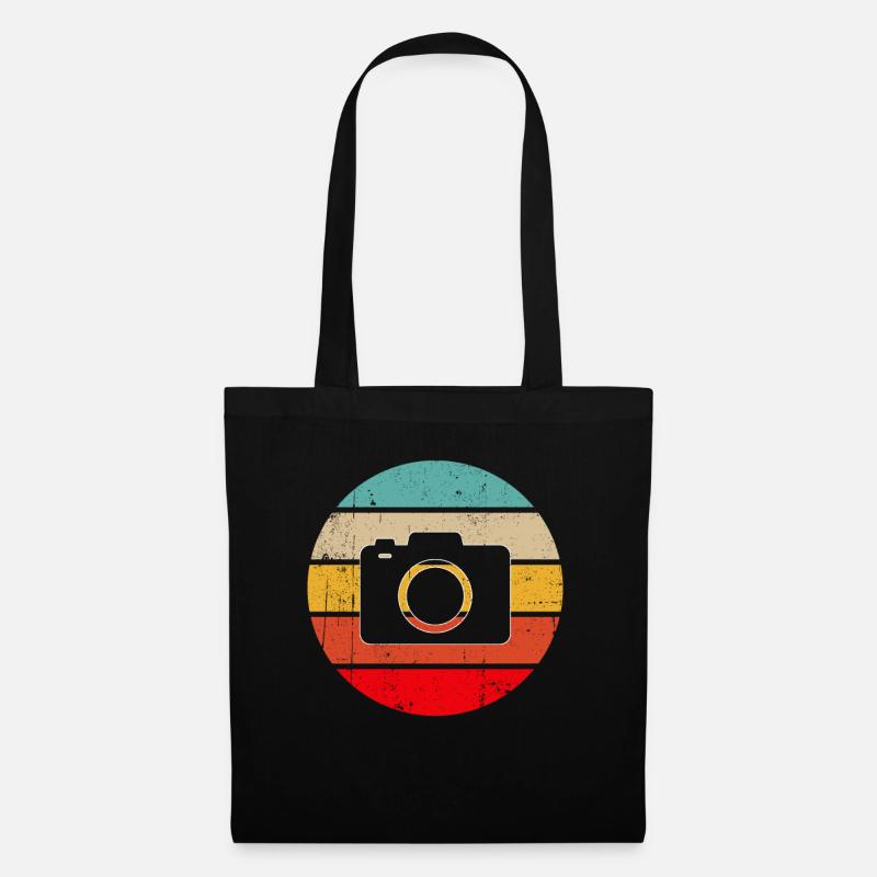 Fotografie Retro - Stoffbeutel - Schwarz