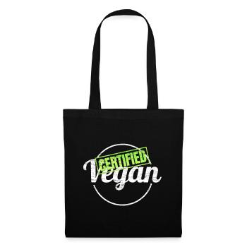 Label For Certified Vegan - Tote Bag - black - Front