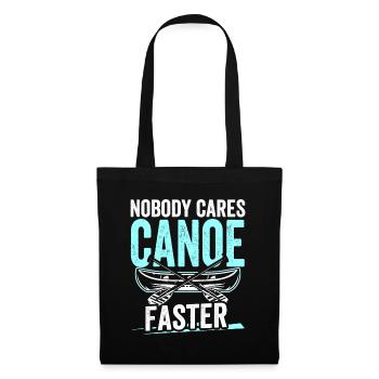 Canoeing Canoeing Interested in Nobody Cares Team - Tote Bag - black - Front