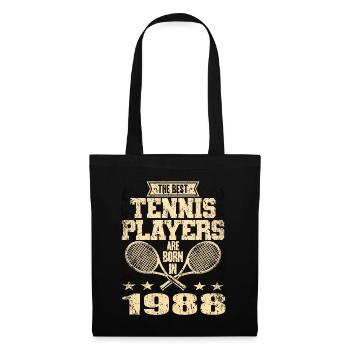 Les meilleurs joueurs de tennis sont nés en 1988 - Sac en tissu - noir - Devant