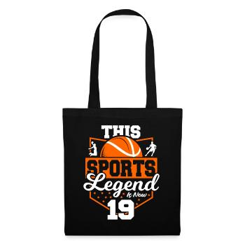 This sports legend is now 19, basketball game - Tote Bag - black - Front