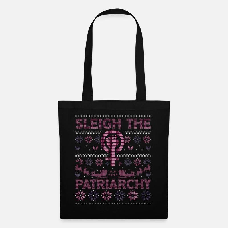 Sleigh The Patriarchy - Stoffbeutel - Schwarz