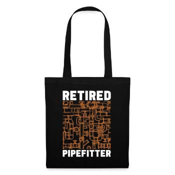 Pipefitter Retired Pipefitter Laborers Repair Man - Tote Bag - black - Front