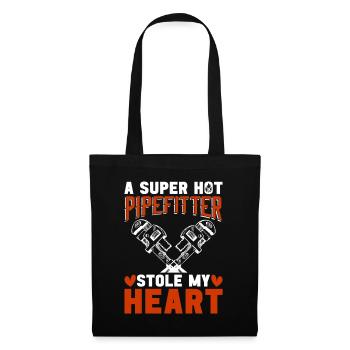 Pipefitter A Super Hot Pipefitter Stole Repair Man - Tote Bag - black - Front