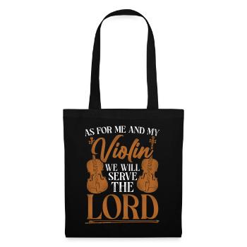 Violoniste Violoniste Jesus Faith - Sac en tissu - noir - Devant