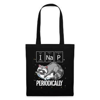 Sleeping Raccoon I Nap Periodically - Tote Bag - black - Front