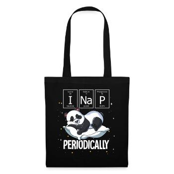 Sleeping Panda I Nap Periodically - Tote Bag - black - Front