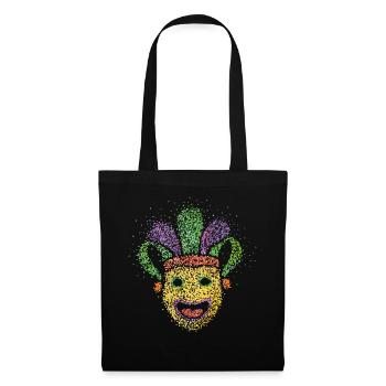Carnival Confetti Jeck Fastelovend Costume Set - Sac en tissu - noir - Devant