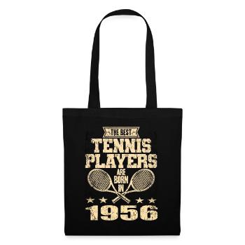 The Best Tennis Players Are Born In 1956 - Stoffbeutel - Schwarz - Vorne