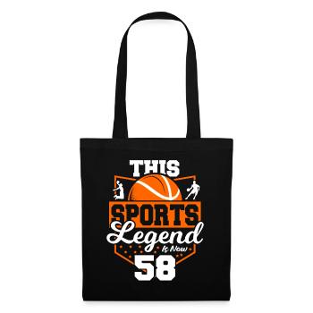 This sports legend is now 58, - Tote Bag - black - Front
