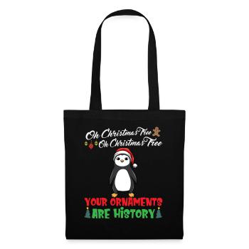 Oh Christmas Tree Your Ornaments Are History - Tote Bag - black - Front