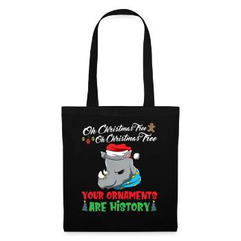 Oh Christmas Tree Your Ornaments Are History - Tote Bag - black - Front