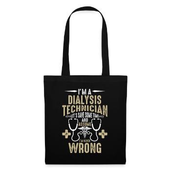 I'm A Dialysis Technician Let's Save Nephrologist - Tote Bag - black - Front