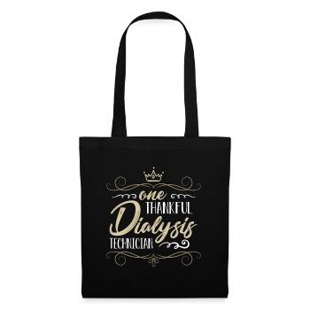 Dialysis Technician One Thankful Medical Assistant - Tote Bag - black - Front