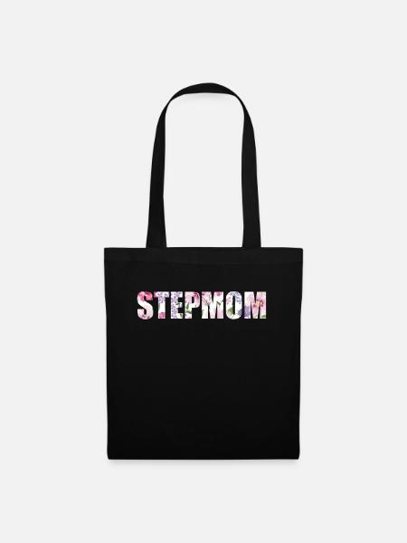 Stiefmutter Stepmother Pflegemutter Ziehmutter - Stoffbeutel - Schwarz