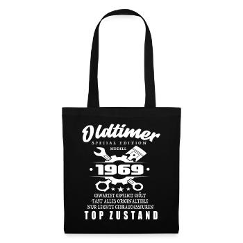 Oldtimer Special Edition Modell 1969 - Stoffbeutel - Schwarz - Vorne