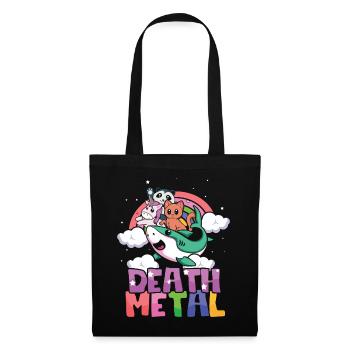 Requin Licorne Panda Chat Amour Métal Musique Rock - Sac en tissu - noir - Devant