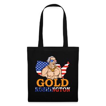 Gold Rushington July 4 Independence Day - Tote Bag - black - Front