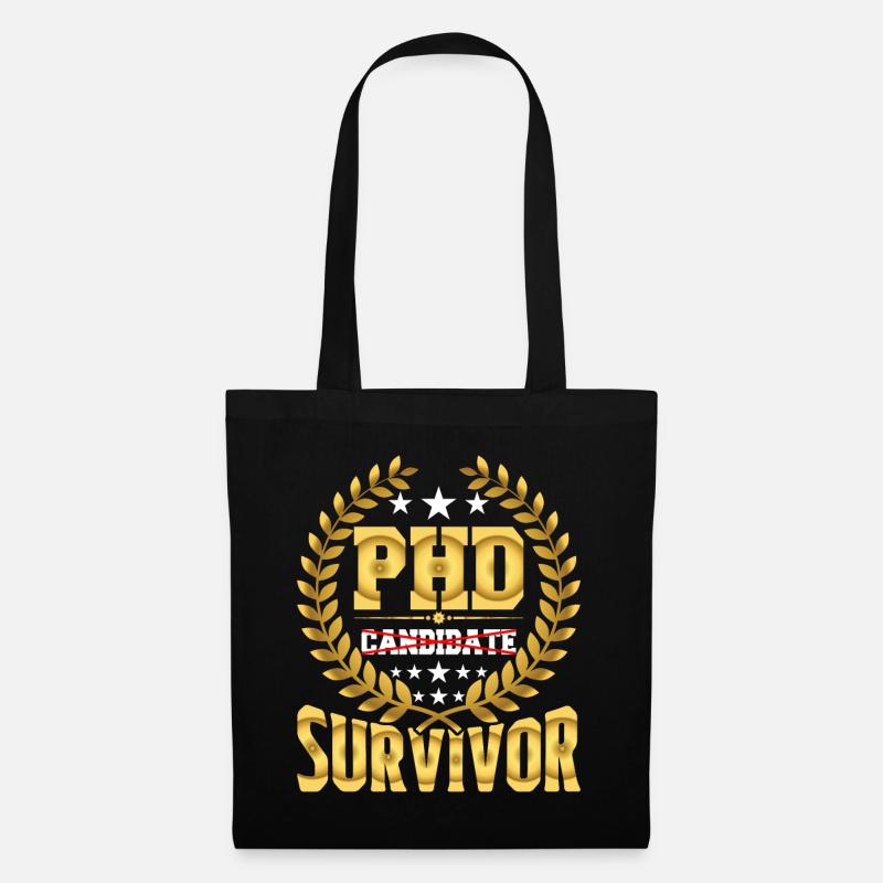 Phd Candidate Survivor 8 - Tote Bag - black