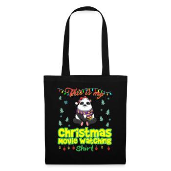 This Is My Christmas Movie Watching Shirt - Tote Bag - black - Front