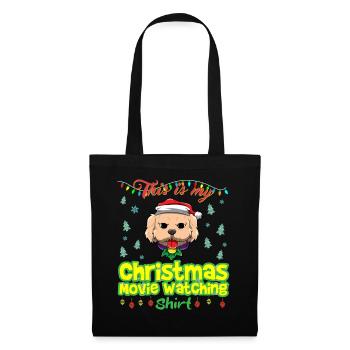 This Is My Christmas Movie Watching Shirt - Tote Bag - black - Front