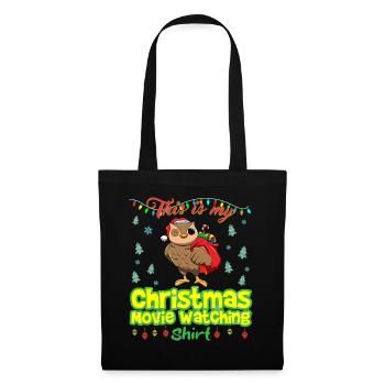 This Is My Christmas Movie Watching Shirt - Tote Bag - black - Front