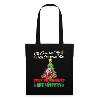 Oh Christmas Tree Your Ornaments Are History - Tote Bag - black - Front