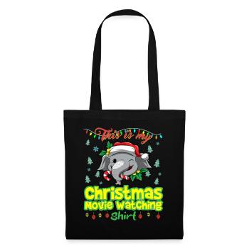 This Is My Christmas Movie Watching Shirt - Tote Bag - black - Front