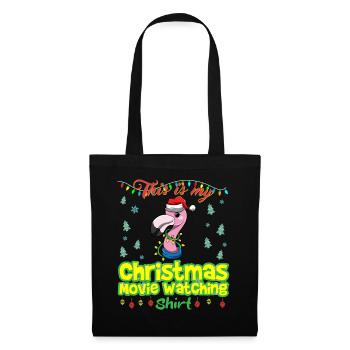 This Is My Christmas Movie Watching Shirt - Tote Bag - black - Front