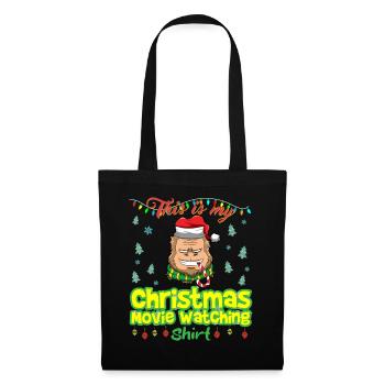 Ceci est ma chemise de film de Noël - Sac en tissu - noir - Devant