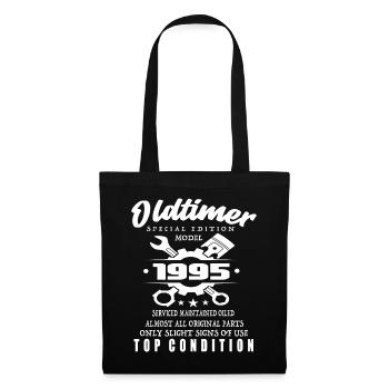Oldtimer Special Edition Modell 1995 Geburtstag - Stoffbeutel - Schwarz - Vorne