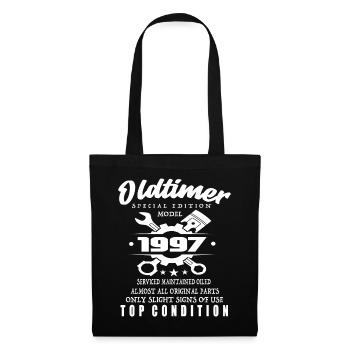 Oldtimer Special Edition Modell 1997 Geburtstag - Stoffbeutel - Schwarz - Vorne