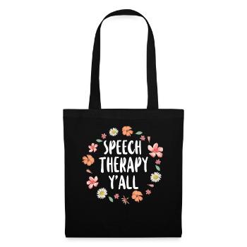 Assistant orthophoniste - Sac en tissu - noir - Devant