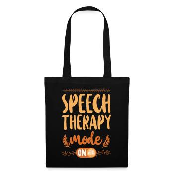 Assistant orthophoniste - Sac en tissu - noir - Devant