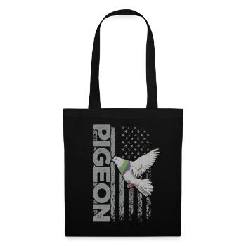 Funny Pigeon Fancier & Pigeons Whisperer Carrier Pigeon - Tote Bag - black - Front