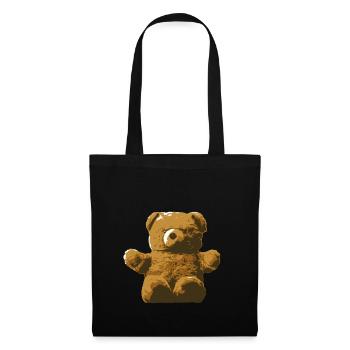 Teddy Bear Teddy Bear Cartoon Teddy bear Motif - Tote Bag - black - Front
