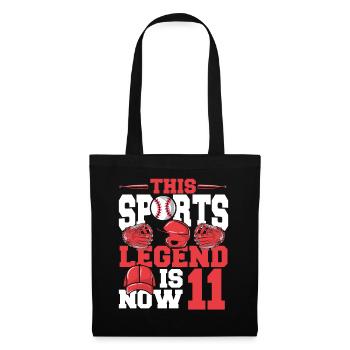 This sports legend is now 11, baseball game - Tote Bag - black - Front