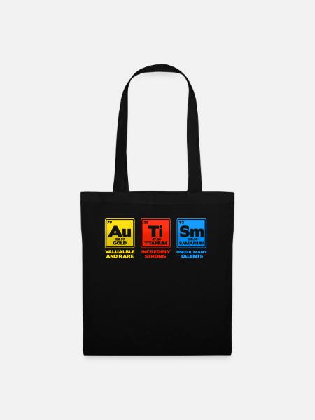 Autism - Tote Bag - black